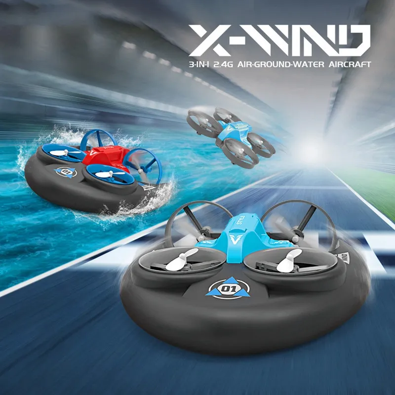 Dron Aereodeslizador de agua, tierra y aire